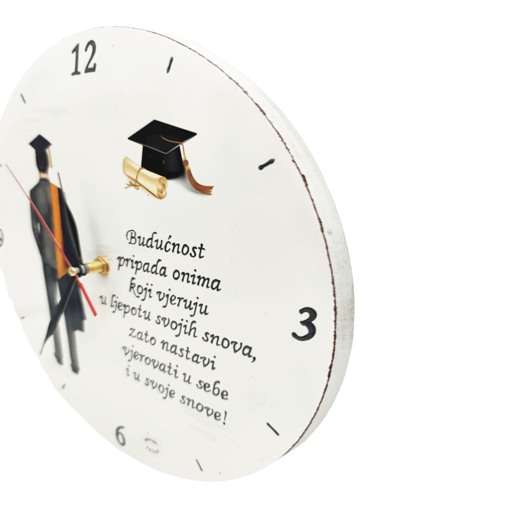 Poklon za diplomu!  Zidni sat  Š17132