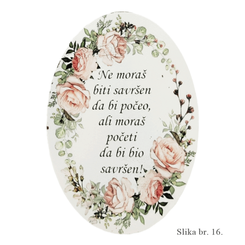 Motivacijski zidni ukrasi s inspirativnim porukama