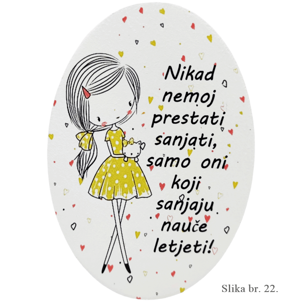 Motivacijski zidni ukrasi s inspirativnim porukama