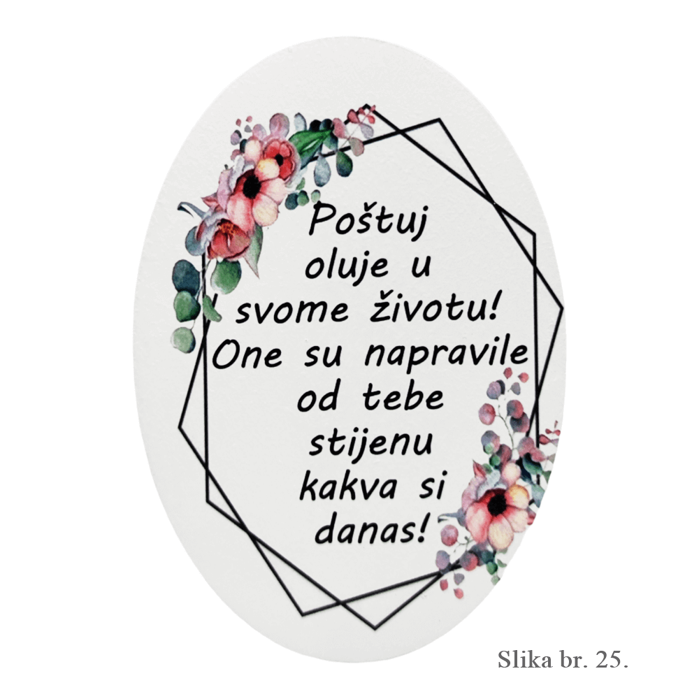 Motivacijski zidni ukrasi s inspirativnim porukama