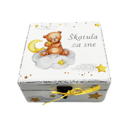 Kutija uspomena, poklon za krštenje, rođendan - 16x16x10cm - 165171