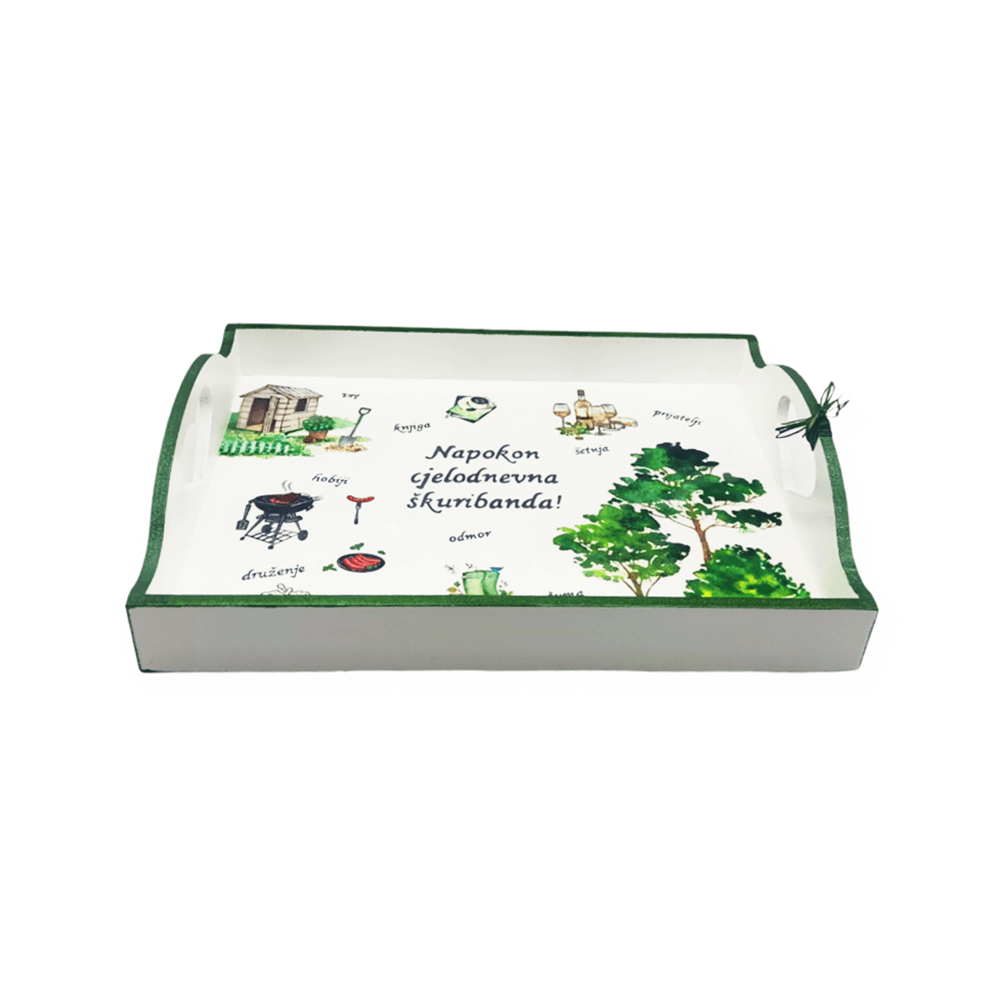 Personalizirani poslužavnik - poklon za mirovinu   Š16222
