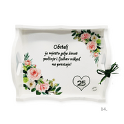 Personalizirani poslužavnici s tekstom Obitelj.. Poklon koji nosi toplinu doma - 14. - 16030