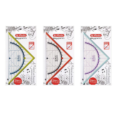 HERLITZ Trokut 16 cm, sort