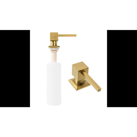 DOZATOR ZA SAPUN GOLD BRUSH SQUARE