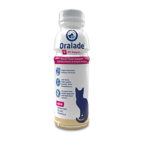 Oralade RF support, tekućina za rehidraciju za mačke, 375 ml