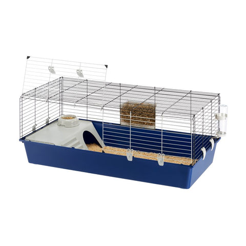 Ferplast Kavez za kuniće i zamorčiće Rabbit 120 Plavi, 118x58,5x45,5 cm