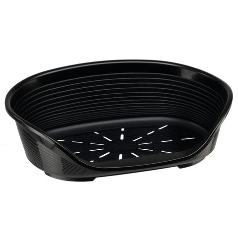 Ferplast Ležaj Siesta Deluxe za pse i mačke 8 Crni 82X59,5X25 cm