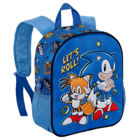 Sonic The Hedgehog Let&#39;s Roll 3D Ruksak 31cm
