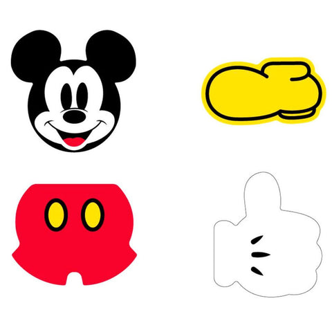 Disney Mickey Set od 4 Gumice za Brisanje