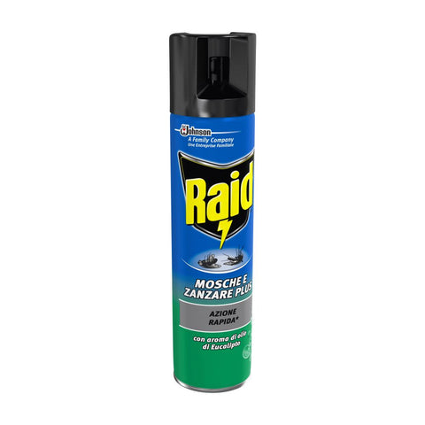 Raid sprej protiv muha i komaraca s mirisom Eukaliptusa 400ml
