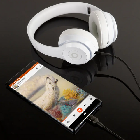 SCOSCHE, HookUp Premium 3.5 mm pleteni audio kabel za USB-C® uređaje, 1.0M, sivi