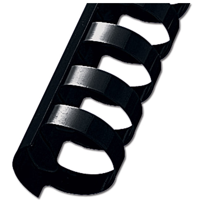 PLASTIČNA SPIRALA FI-32MM OVAL PK50 FORNAX ČRNA