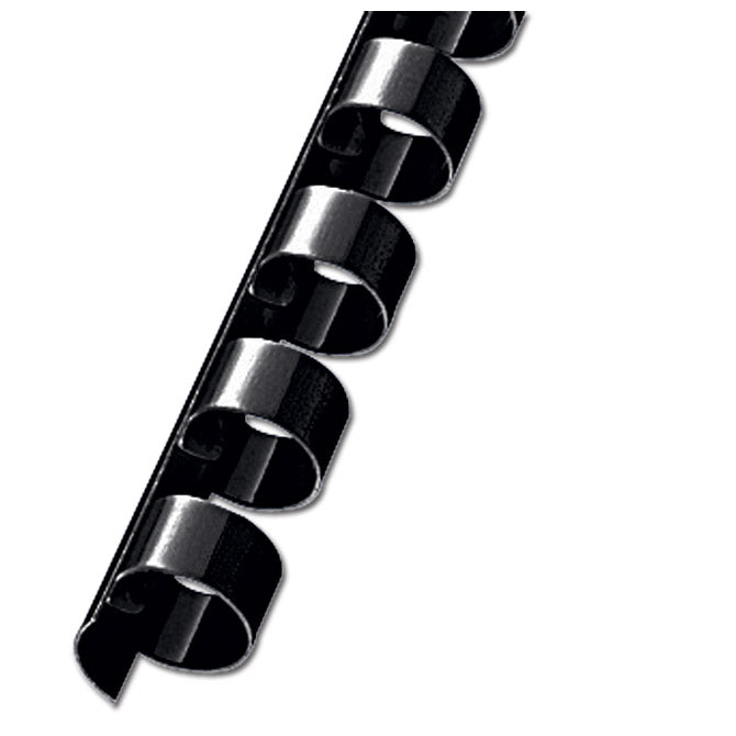 Spirala plastična fi-28mm pk50 fornax crna