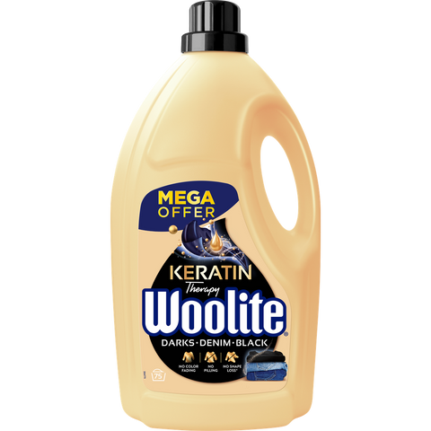 Woolite Keratin Therapy Darks, Denim, Black tekuci deterdžent za pranje rublja 4.5L