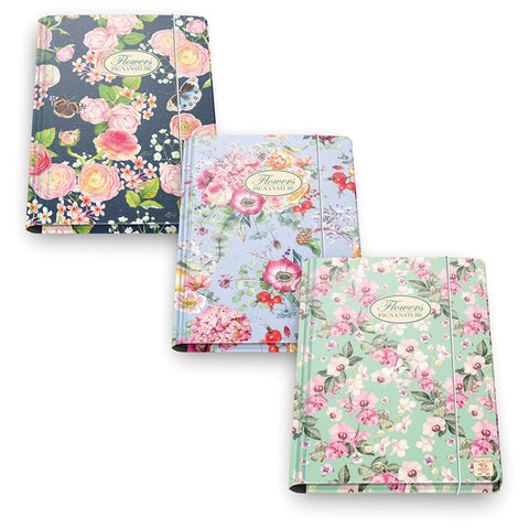 Mapa s elastikom Pigna Nature Flowers A4