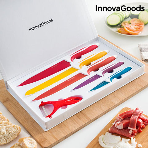 InnovaGoods set keramičkih noževa i ljuštilica 6/1 38x24x3xcm