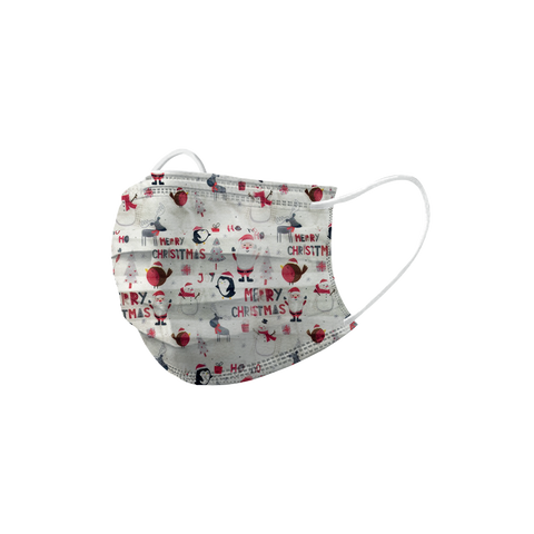 Zaštitne maske Merry Christmas - medicinske TIP 2R troslojne - 10 kom