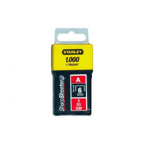 STANLEY SPAJALICE - TIP A 6MM/1000 KOM 1-TRA204T