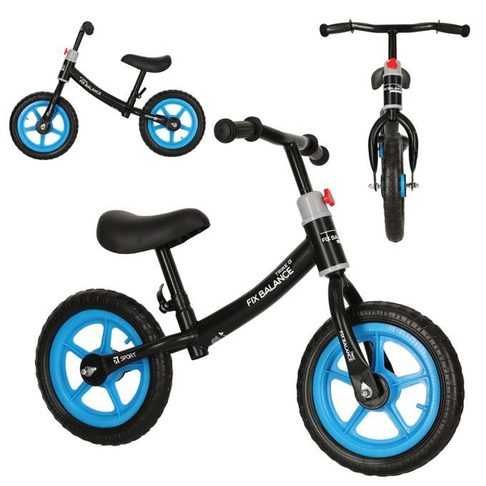 Bicikl bez pedala Fix Balance - Crno/plavi