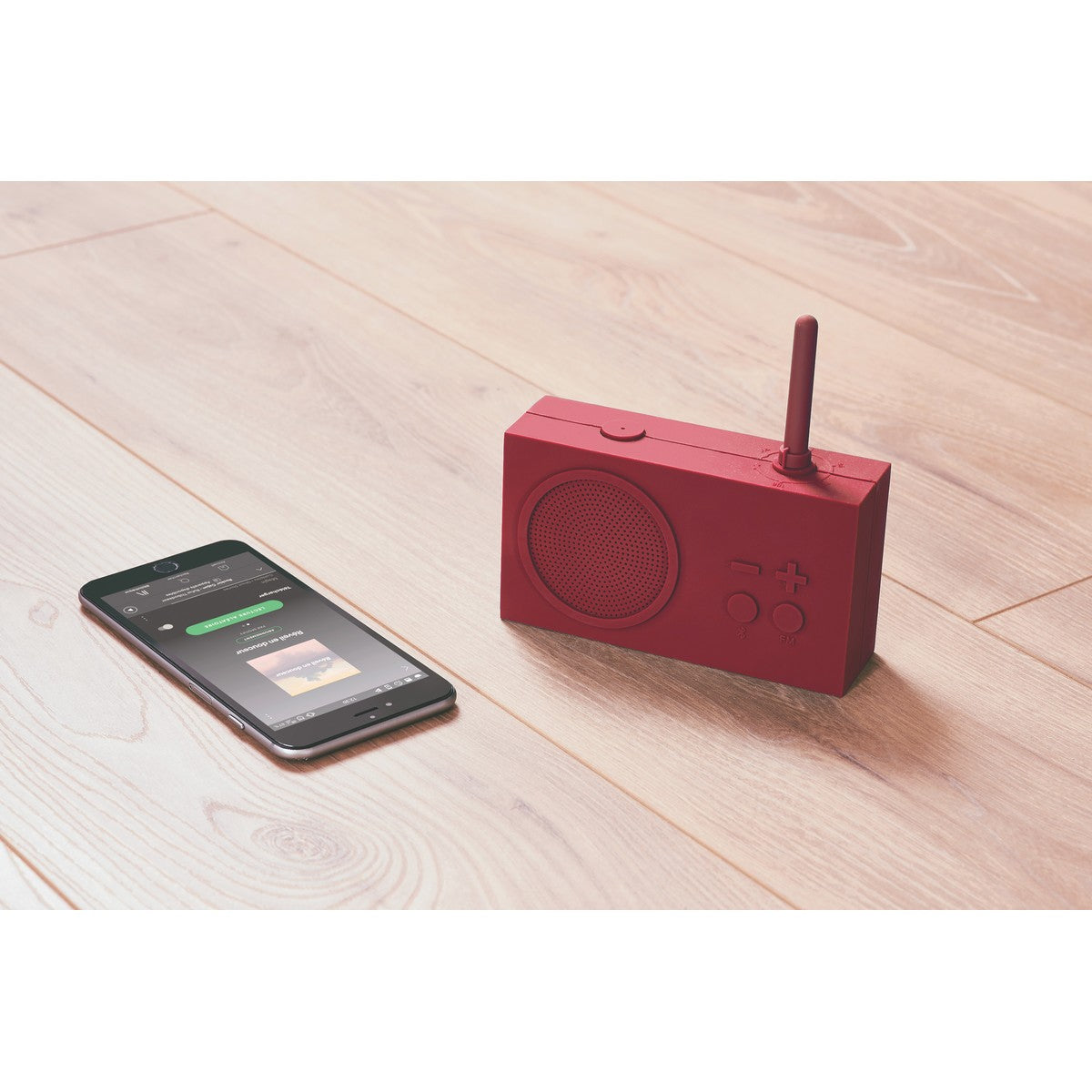 LEXON Zvučnik Tykho 3, bluetooth, FM radio, tamno crveni