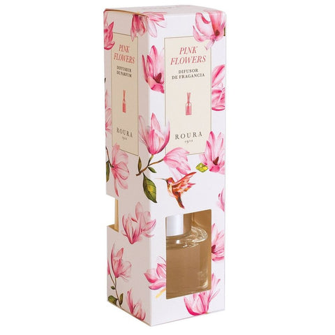 Roura 1912 osvježivač prostora s drvenim štapićima 50ml Pink Flowers