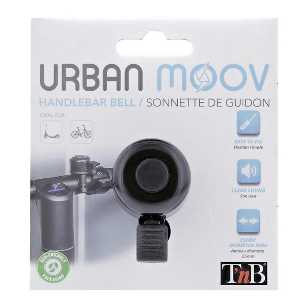 Urban Moov - Zvono za upravljač - CRNO