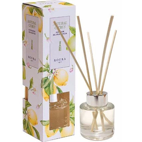Roura 1912 osvježivač prostora s drvenim štapićima 50ml Citrus