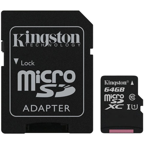 Kingston 64GB microSDXC Canvas Select Plus 100R A1 C10 Kartica s Adapterom