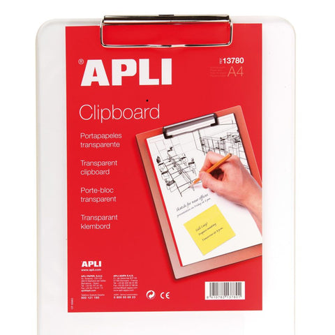 APLI ploča klip transparent a4 13780