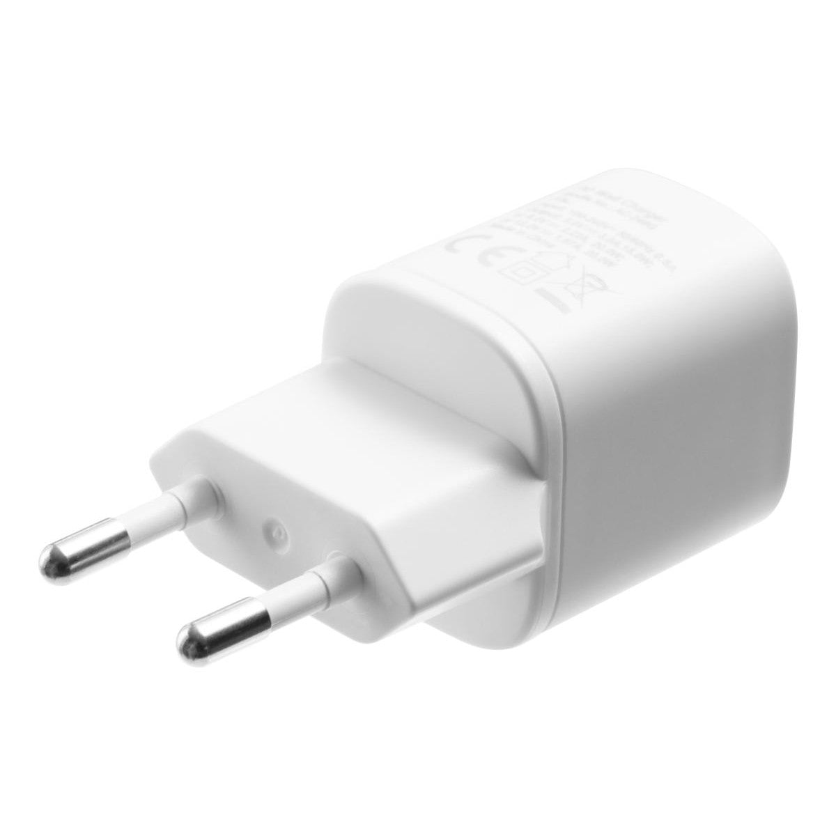 DELTACO Kućni Punjač 1x USB-C, PD 20 W + kabel USB-C - Lightning 1m BIJELI