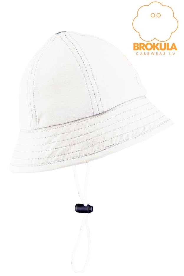 BROKULA ALOSA UV šešir baby, bijeli vel. XS