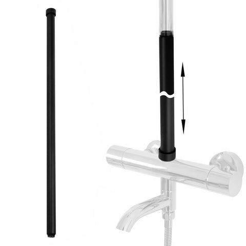 Nastavak za kadu/tuš set BLACK 60cm