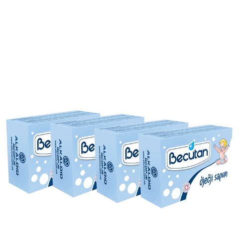Becutan dječji toaletni sapun 4x90g