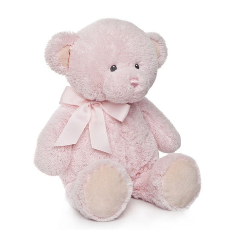 Medo s trakom plišanac rozi - 23 cm