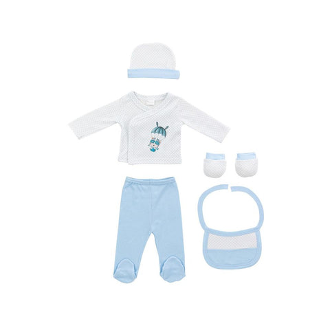 Interbaby Baby set Padobranac 5/1 Blue