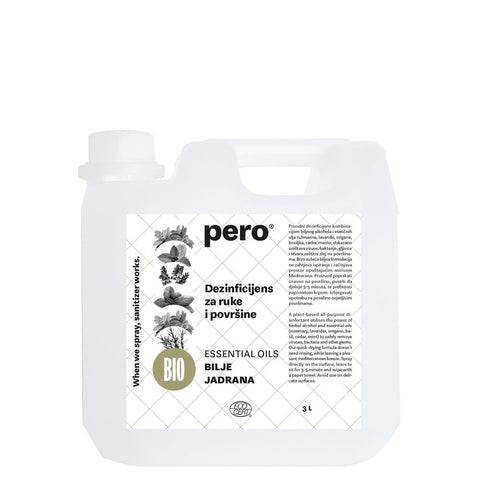 pero® Dezinficijens bilje Jadrana refill, 3l XXL