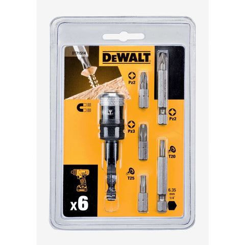 Dewalt KOMPAKTNI HITRI ODVIJAČ 6 DELNI SET DT71514