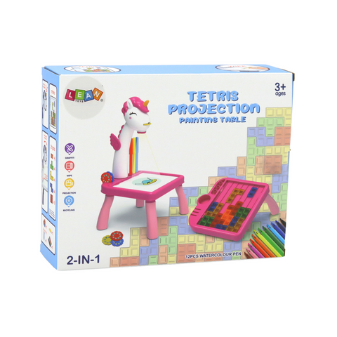 Projektor - Stol za Crtanje - Roza boja