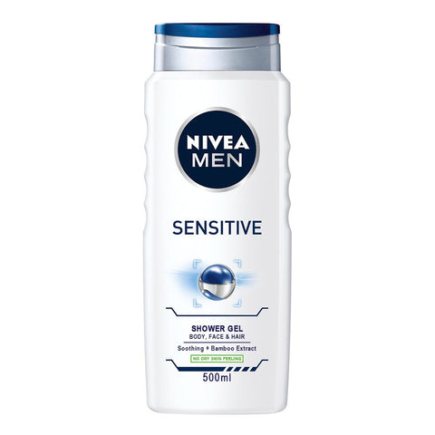 NIVEA MEN Sensitive gel za tuširanje, ekonomično pakiranje