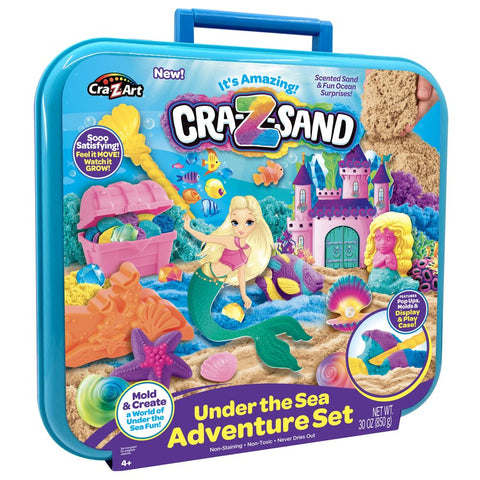CRAZART set kinetički pijesak Ispod mora Cra-Z-Sand 850 g 19659