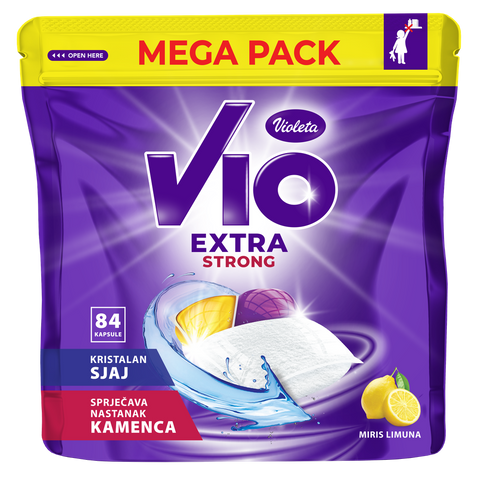 Violeta Vio kapsule za strojno pranje posuđa XXL 84/1