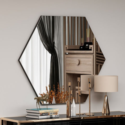 Woody Fashion Ogledalo, Crno, Zeo - Black