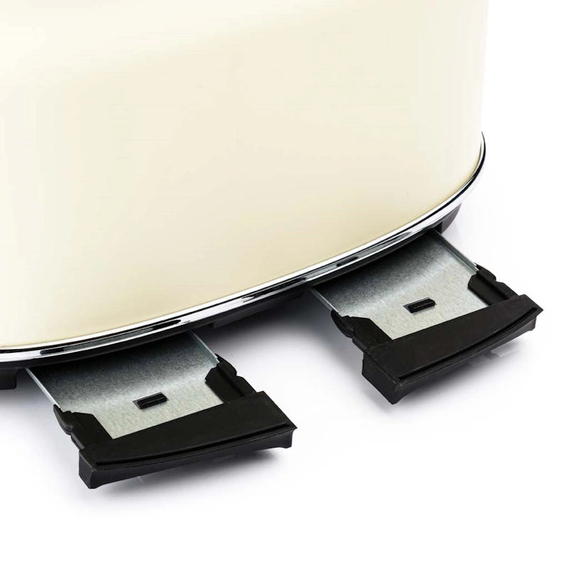 Westinghouse Retro White 4 Slice toster