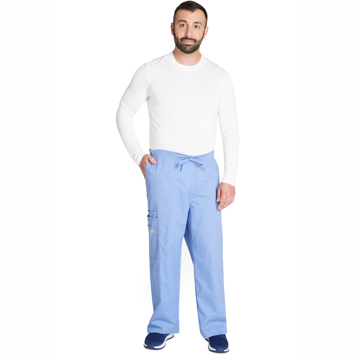 Unisex hlače WWE4043 svijetlo plave
