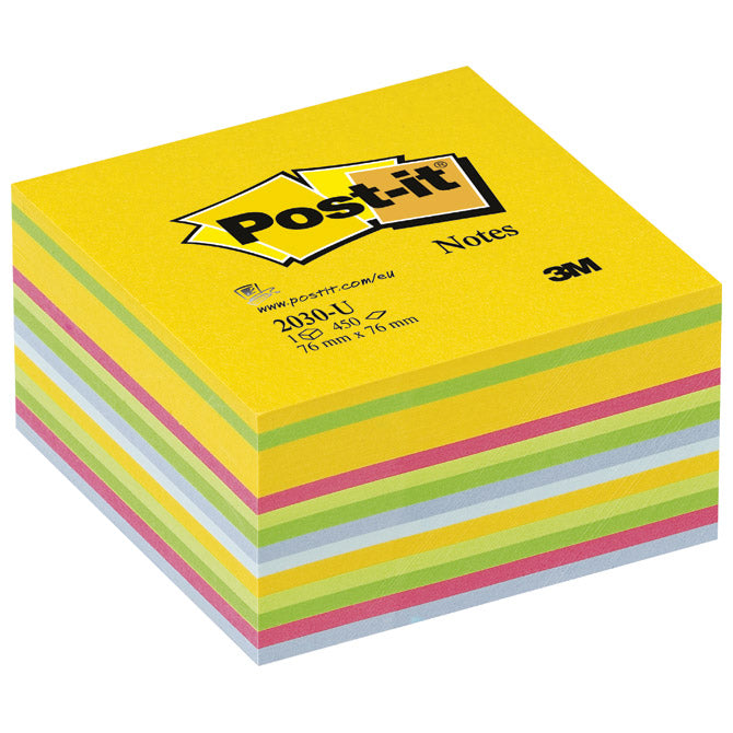 Blok samolepilna kocka 76x76mm 450L Post-it 3M.2030U