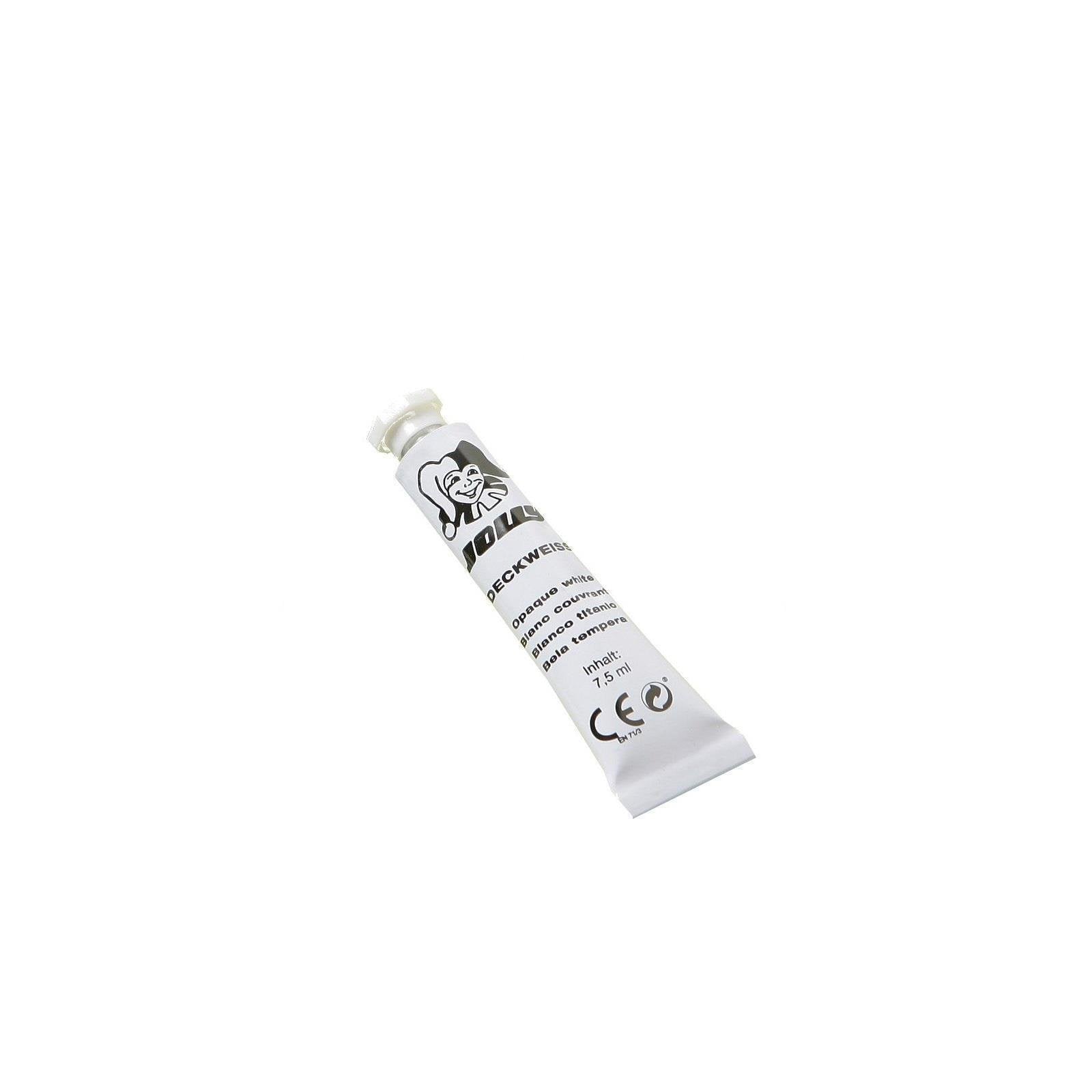 Tempera Jolly bijela 7,5 ml u tubici, 30 kom u kartonskoj kutiji