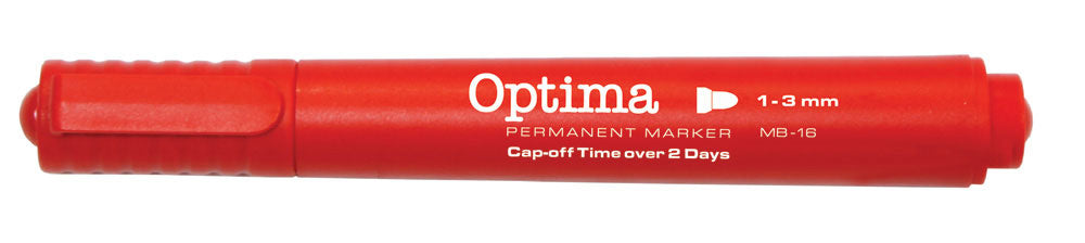 Marker perm. OPTIMA MB16 3mm okrugli vrh crveni 120937 P12/144/864