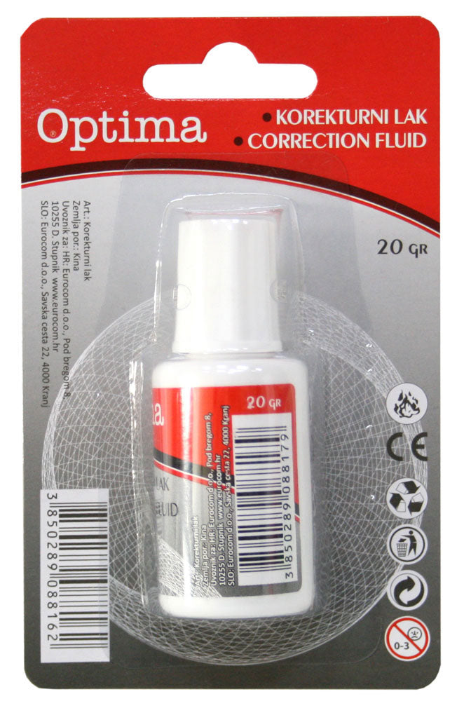 Optima Korektur Fluid 20gr 29359 bls P12/288