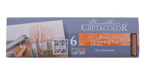 Umjetničke drvene bojice Cretacolor 6 kom u metalnoj kutiji